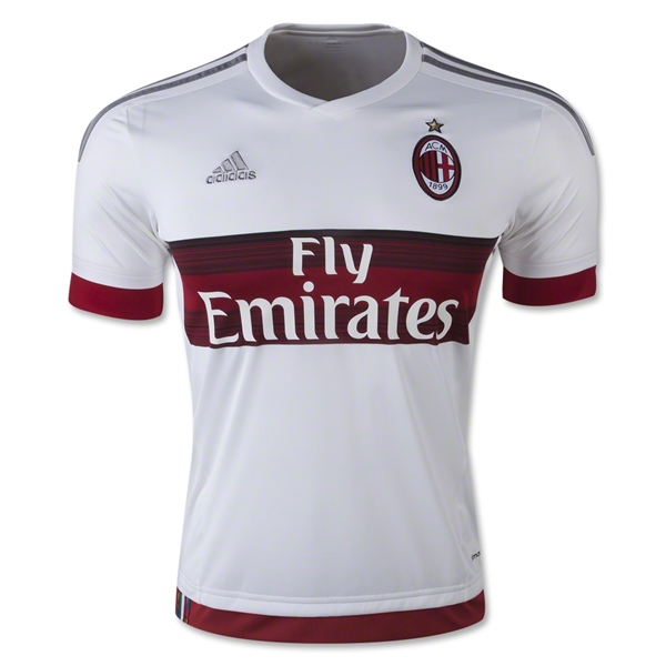 AC Milan 15/16 Away Soccer Jersey White